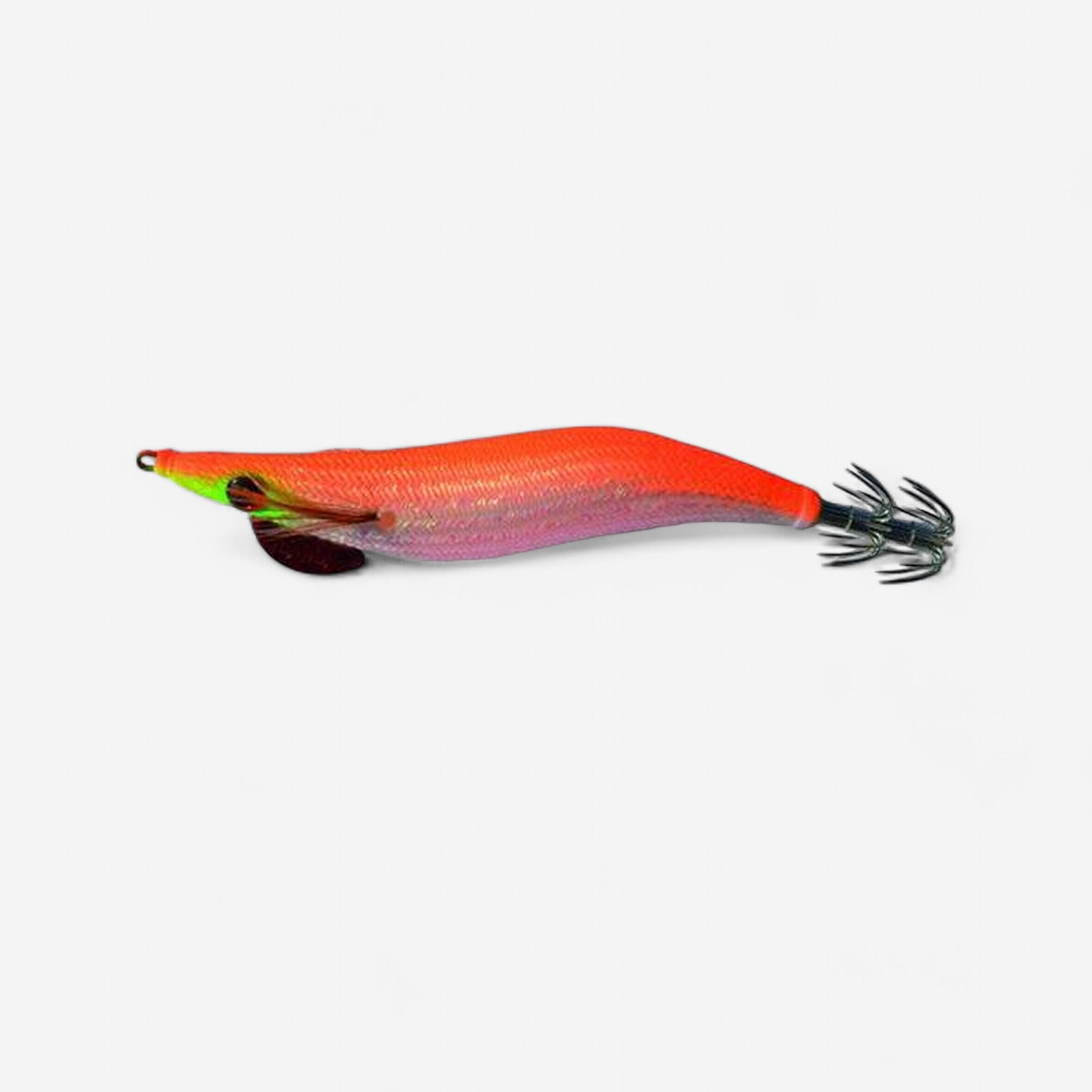 DTD Diamond Oita Cuttlefish and Squid Fishing Jig 9cm - Orange