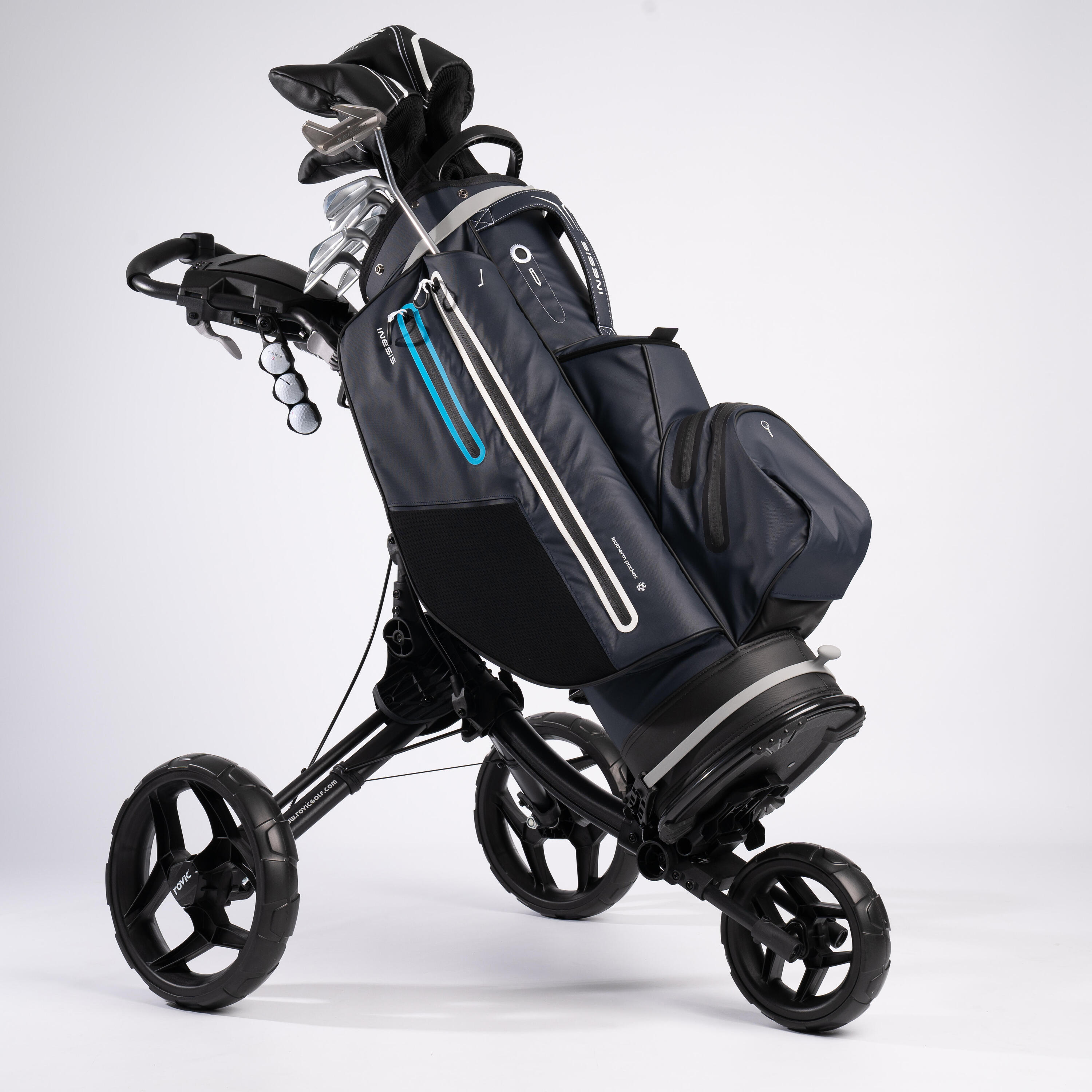 MANUAL GOLF TROLLEY - ROVIC RV1C black 2/10