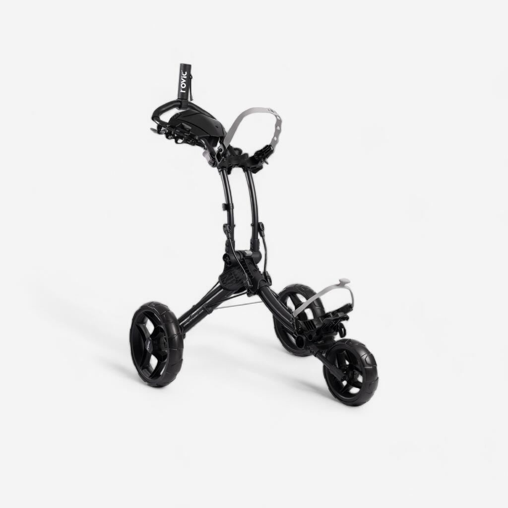 KOLICA ZA GOLF ROVIC RV1C RUČNA - CRNA