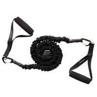 Fitness High Resistance Band (15 lb / 7.5 kg) with Handles - Black