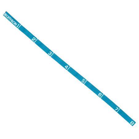 Еластична стрічка для фітнесу низький рівень опору 7 кг бірюзова