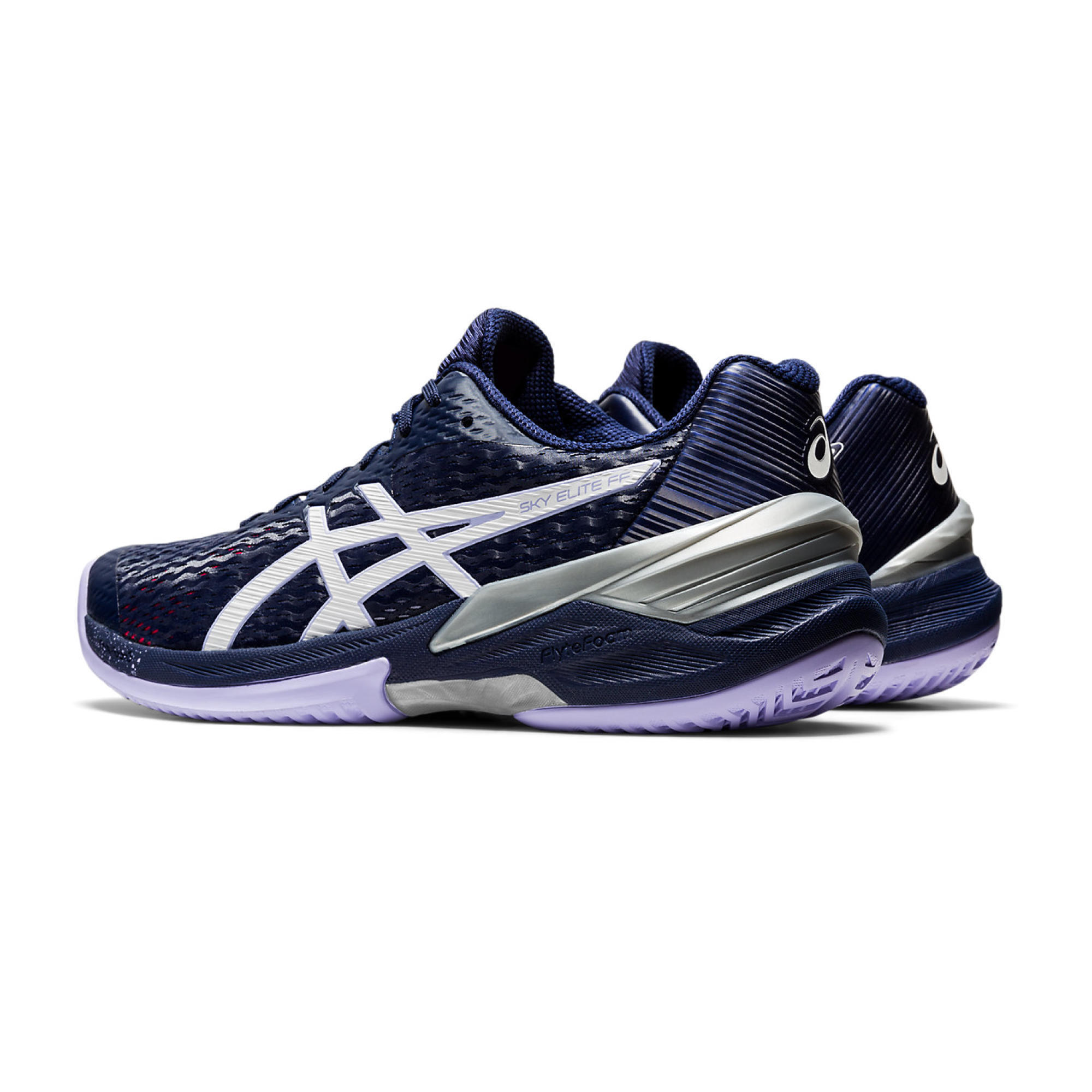 Dames volleybalschoenen Asics Sky Elite paars/blauw | ASICS | Decathlon.nl