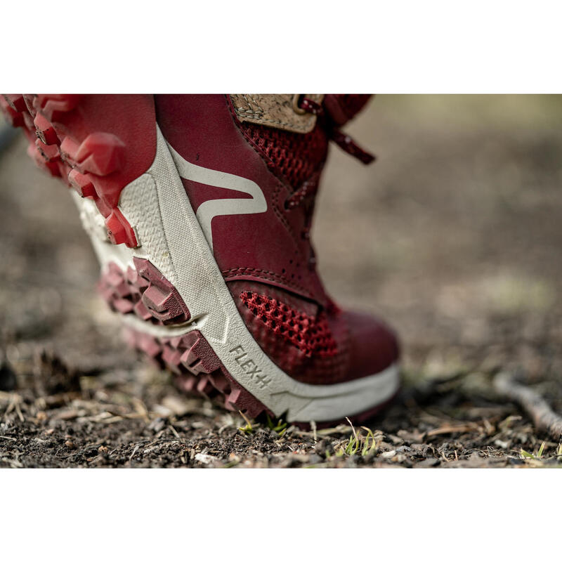 Chaussures respirantes de marche nordique NW 500 rouge