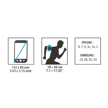 Support de vélo-Brassard de course à pied rotatif à 360 °, support de  téléphone pour Android, iOS, Samsung, p