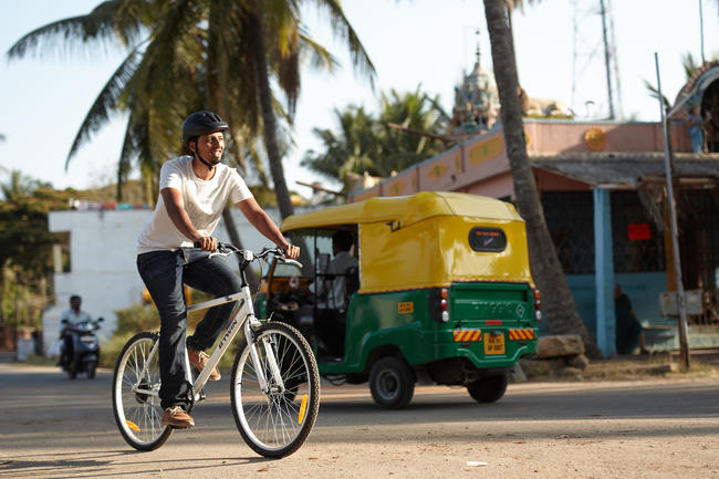 btwin my bike hybrid cycle