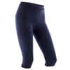 Women's Pilates & Gentle Gym Slim-Fit Cropped Bottoms 520 - Navy Blue