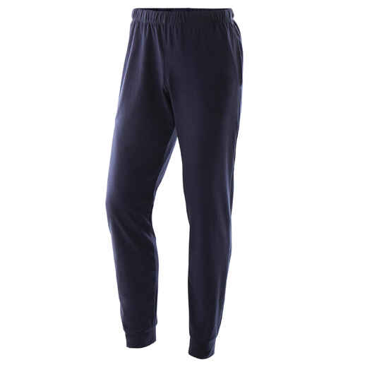 
      Men's Fitness Jogging Bottoms 120 - Blue/Black
  