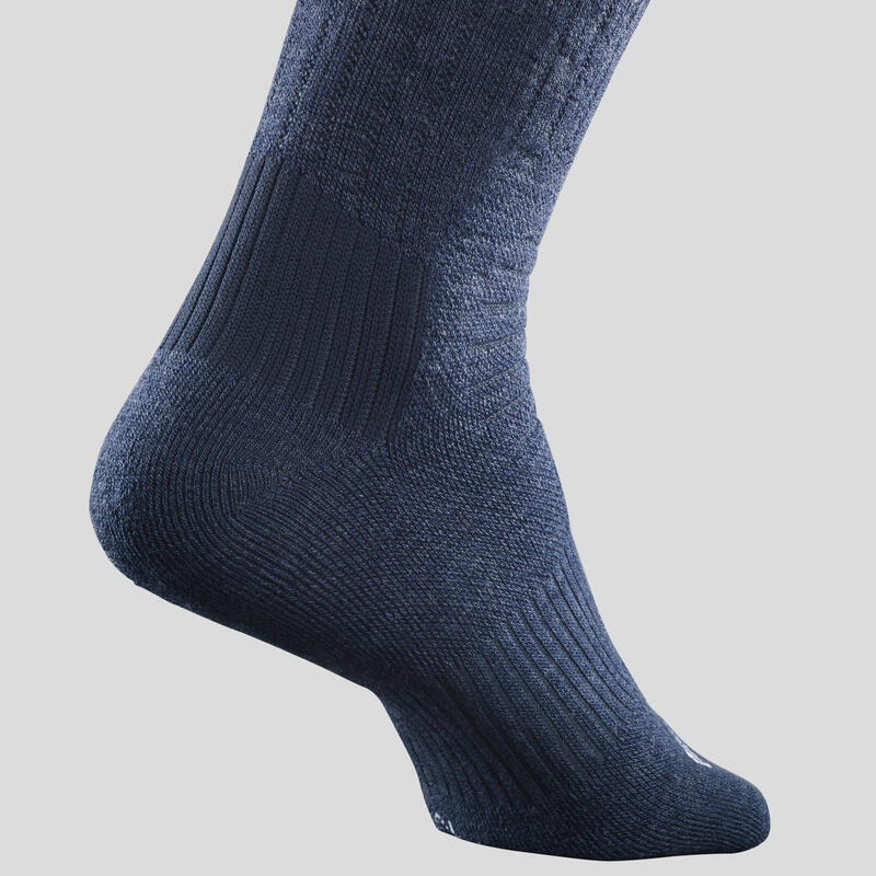 Yetişkin Outdoor Uzun Kışlık / Termal Çorap - Mavi - 2 Çift - SH100 Mid