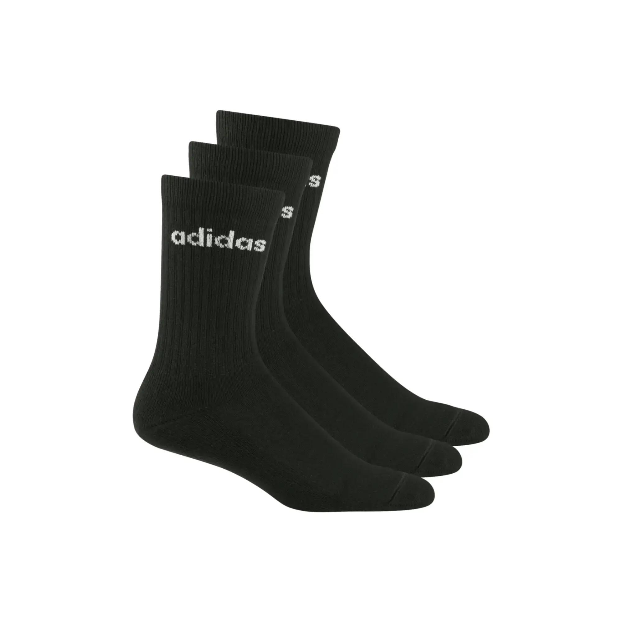 Sportzokni magas szárú, 3 pár - Adidas 4/5