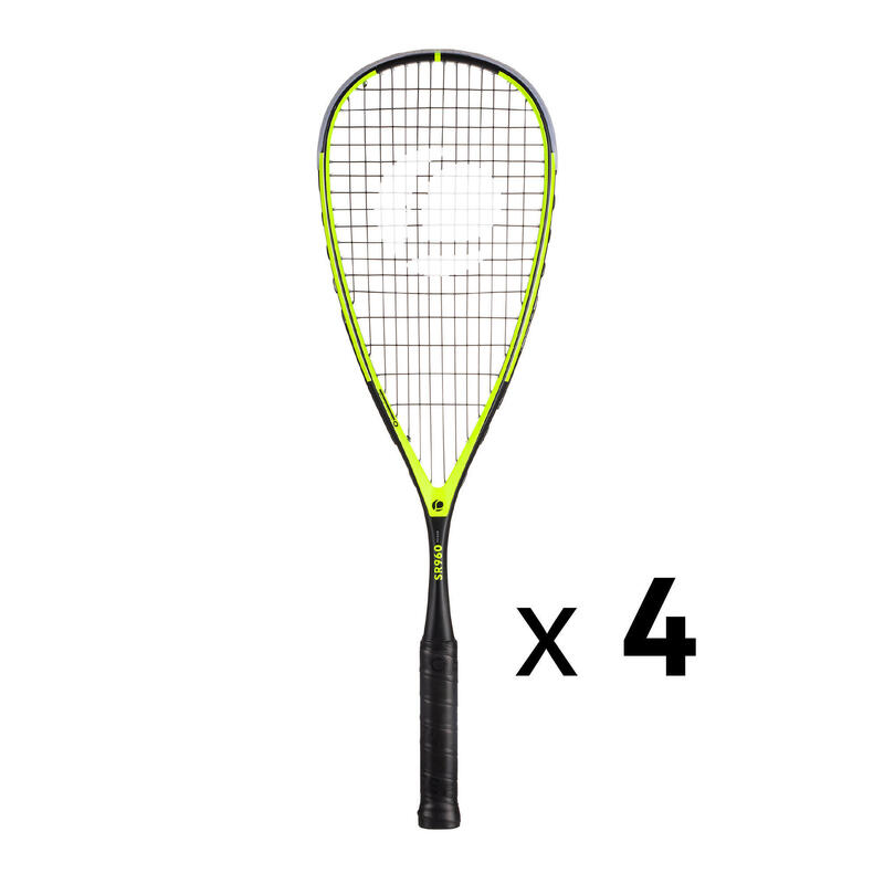 Kit 4 Raquetas Squash Opfeel SR 960 Power Para Tienda Profesional/Club