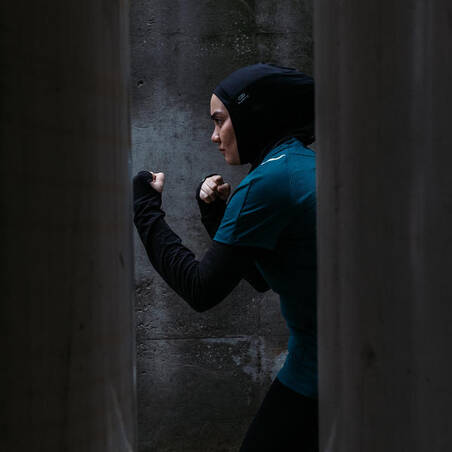 Sports Running Hijab - Black