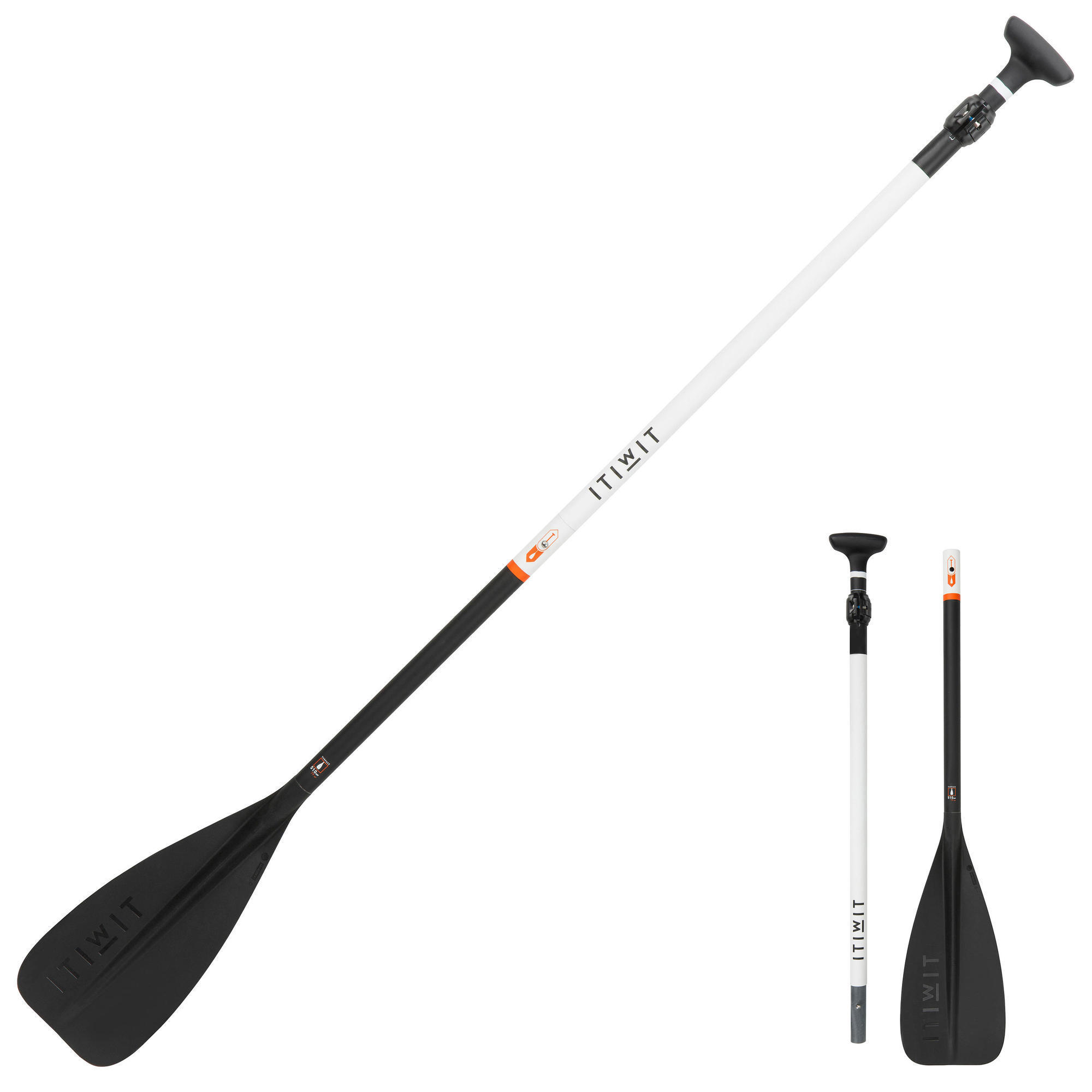 PAGAIE fibră de carbon demontabilă și reglabilă Stand Up Paddle 150-190 cm M