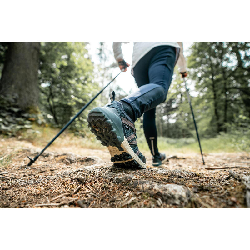 Waterdichte schoenen voor nordic walking NW 580 blauw