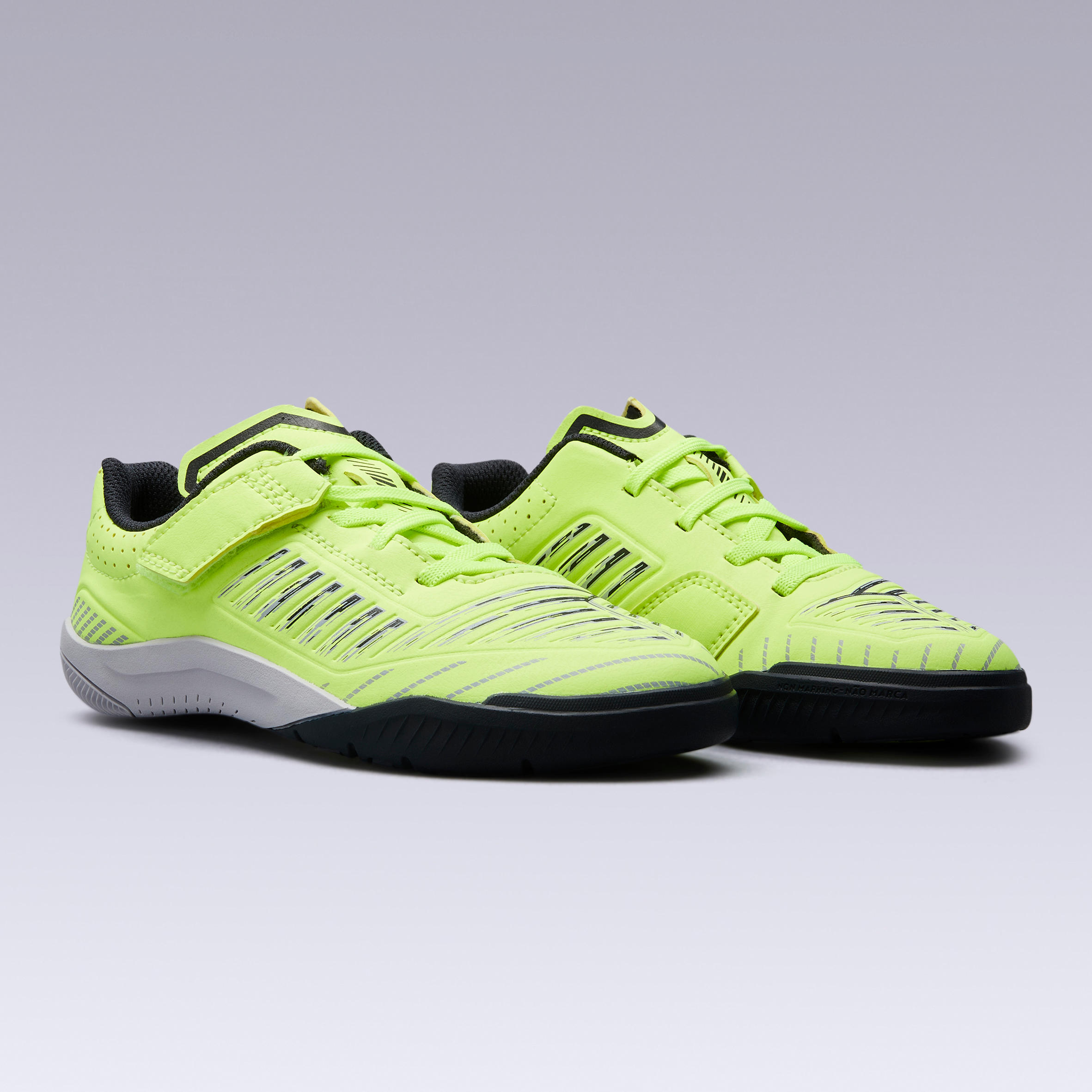 Kids' Futsal Shoes Ginka 500 - Yellow 5/10