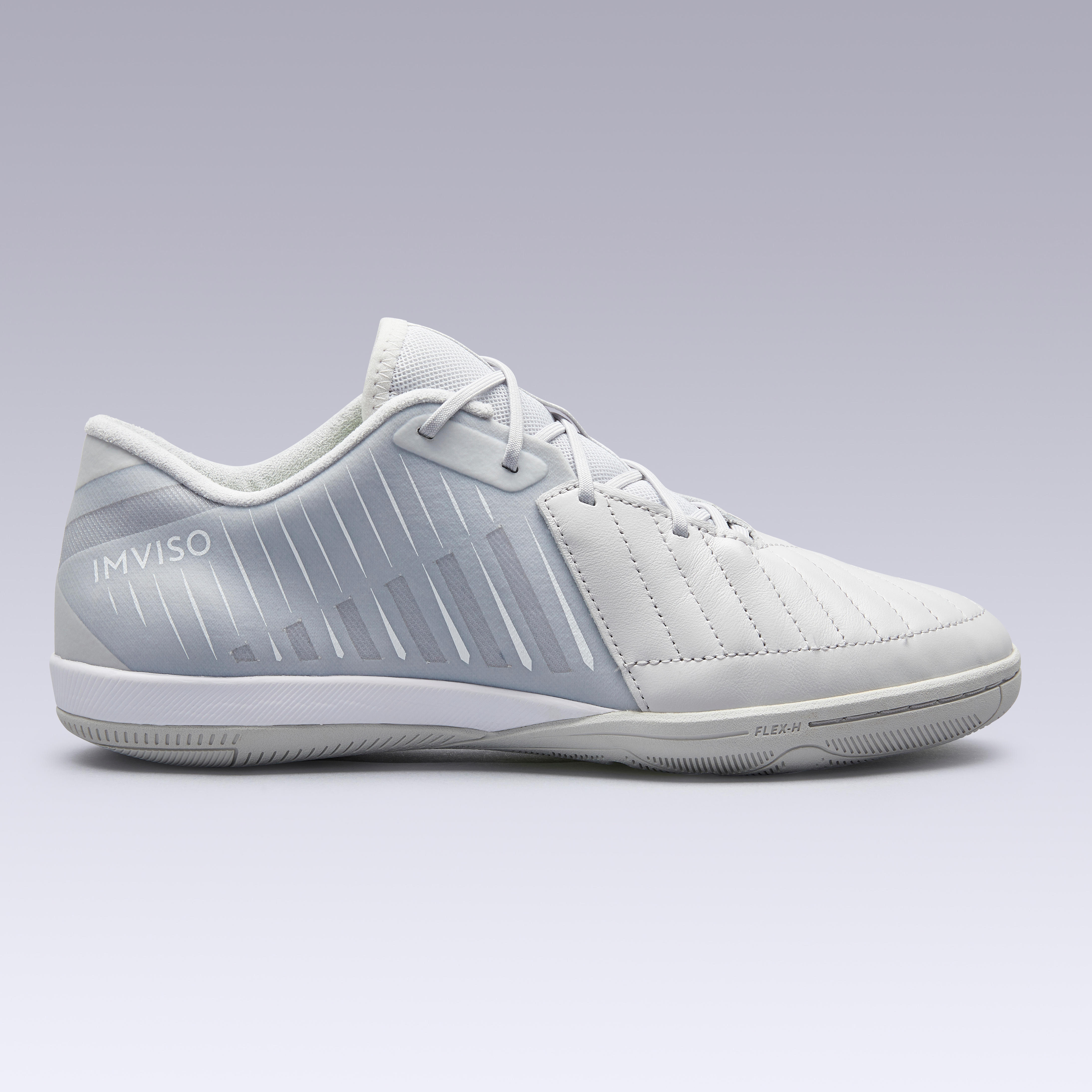 Leather Futsal Trainers Ginka 900 - Grey KIPSTA - Decathlon