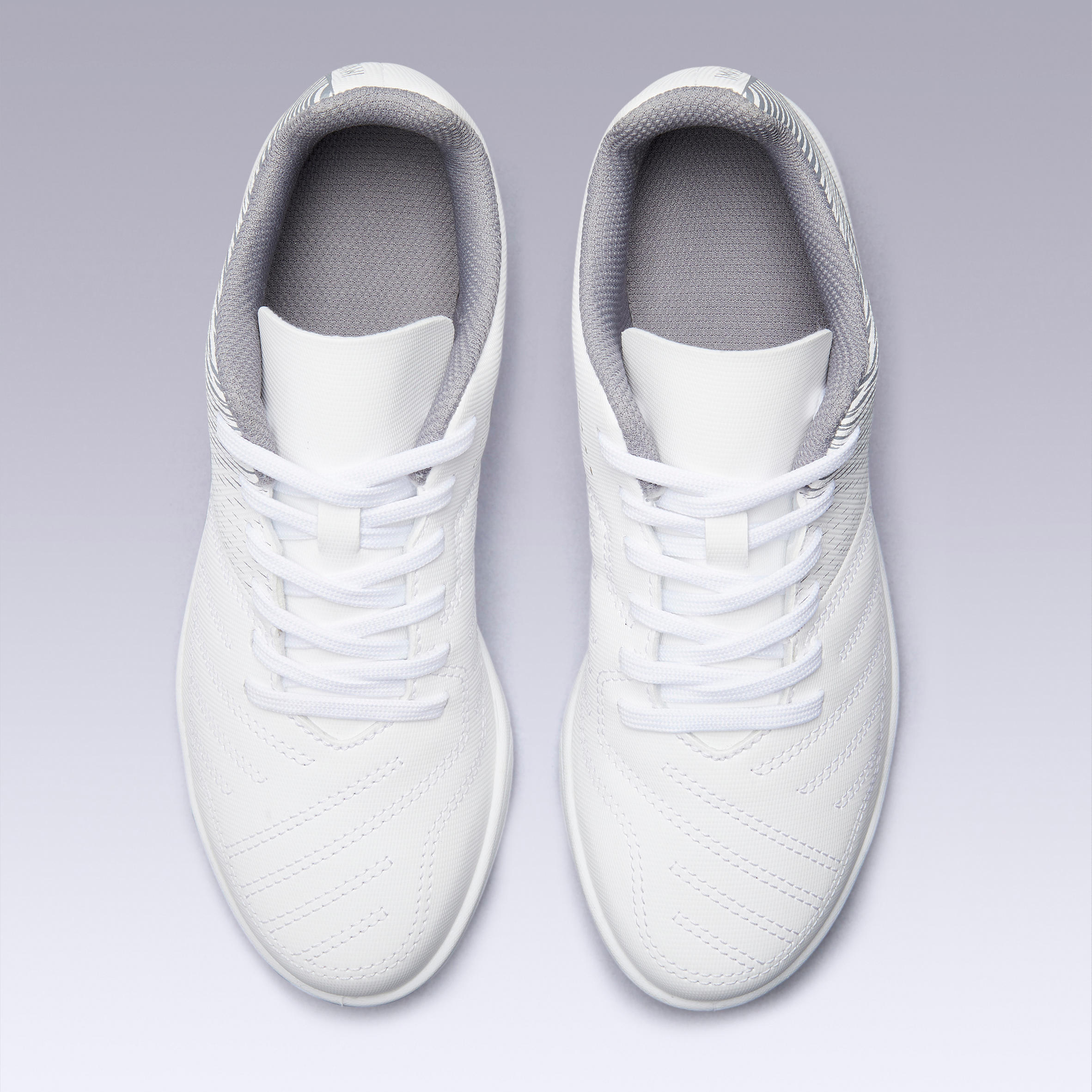 Kids' Futsal Trainers 100 - Ice White 7/7