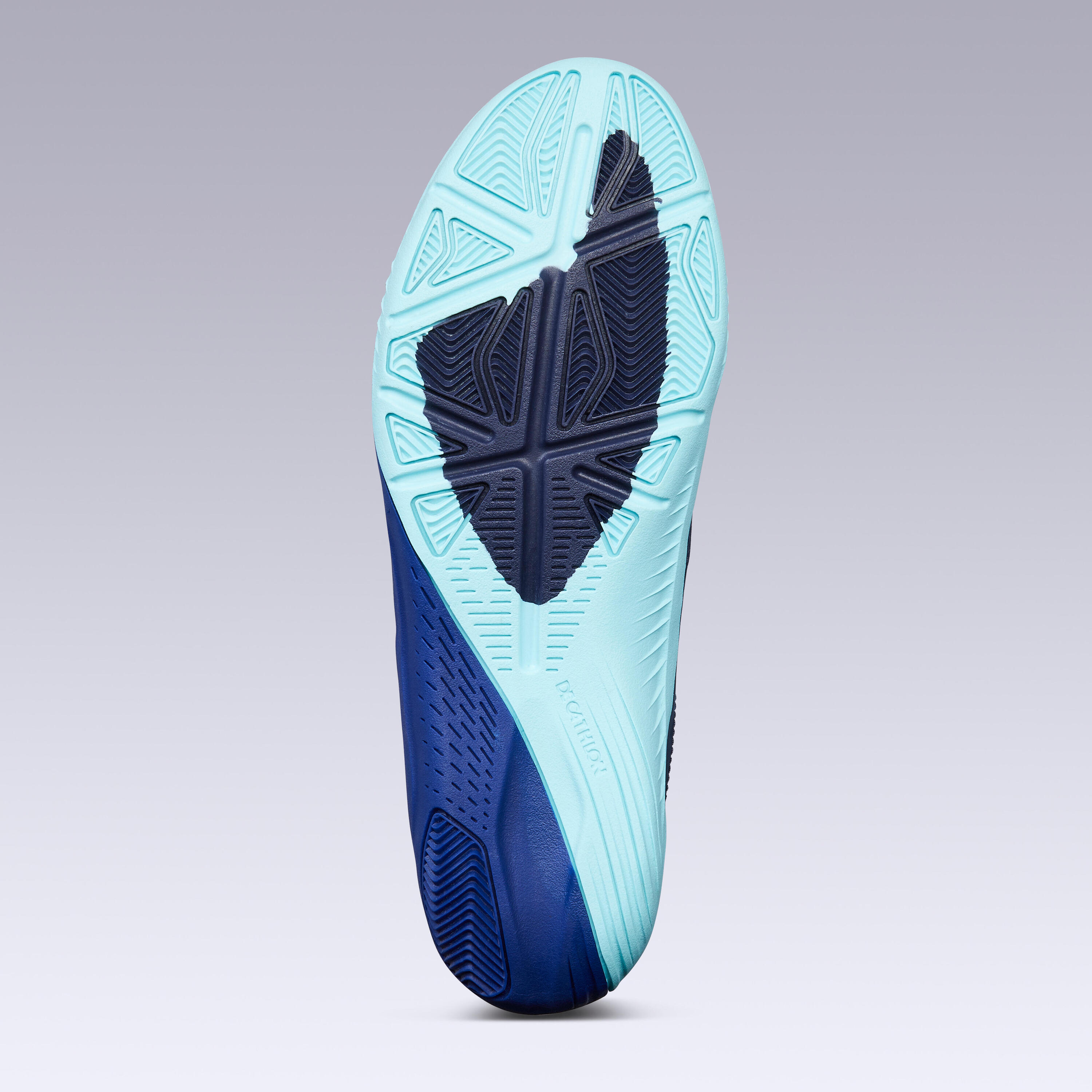 Kids' Futsal Shoes Ginka 500 - Blue/Green 4/10