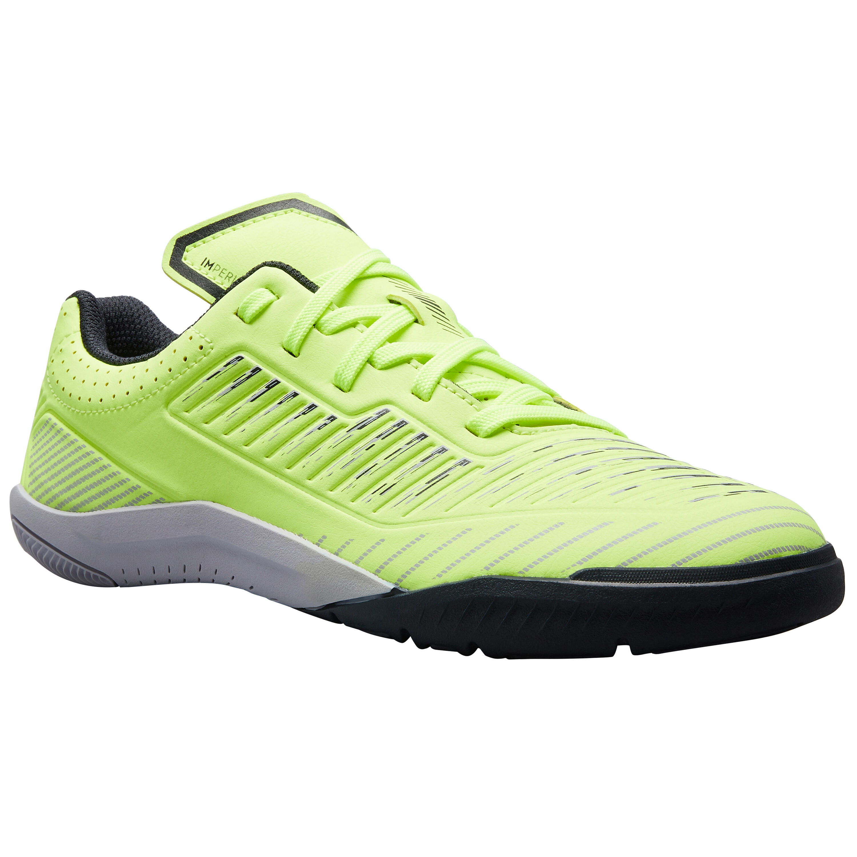 fluo lime yellow / pale grey / graphite grey
