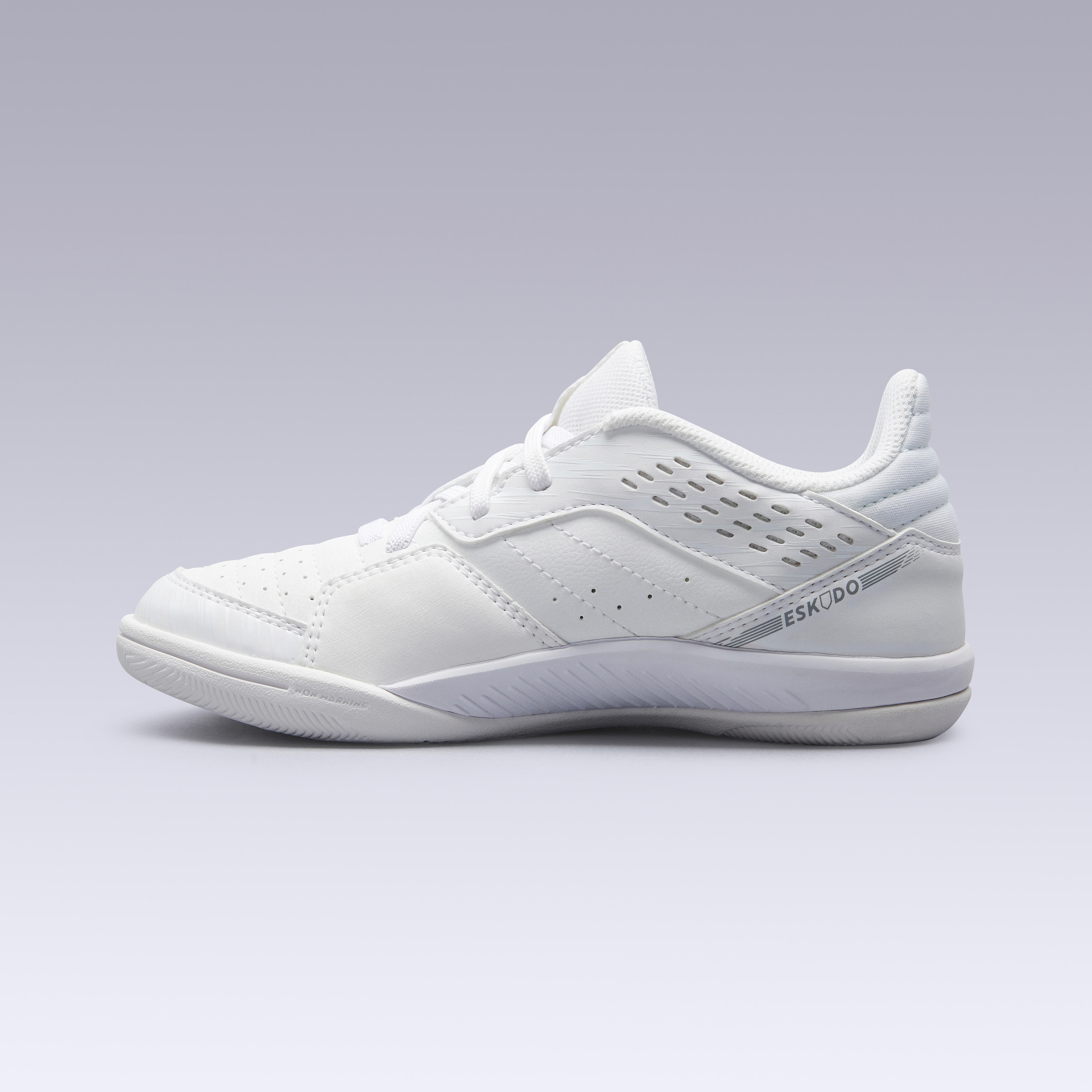 Tenis de Fútbol Sala ESKUDO 500 KD Blanco - Decathlon