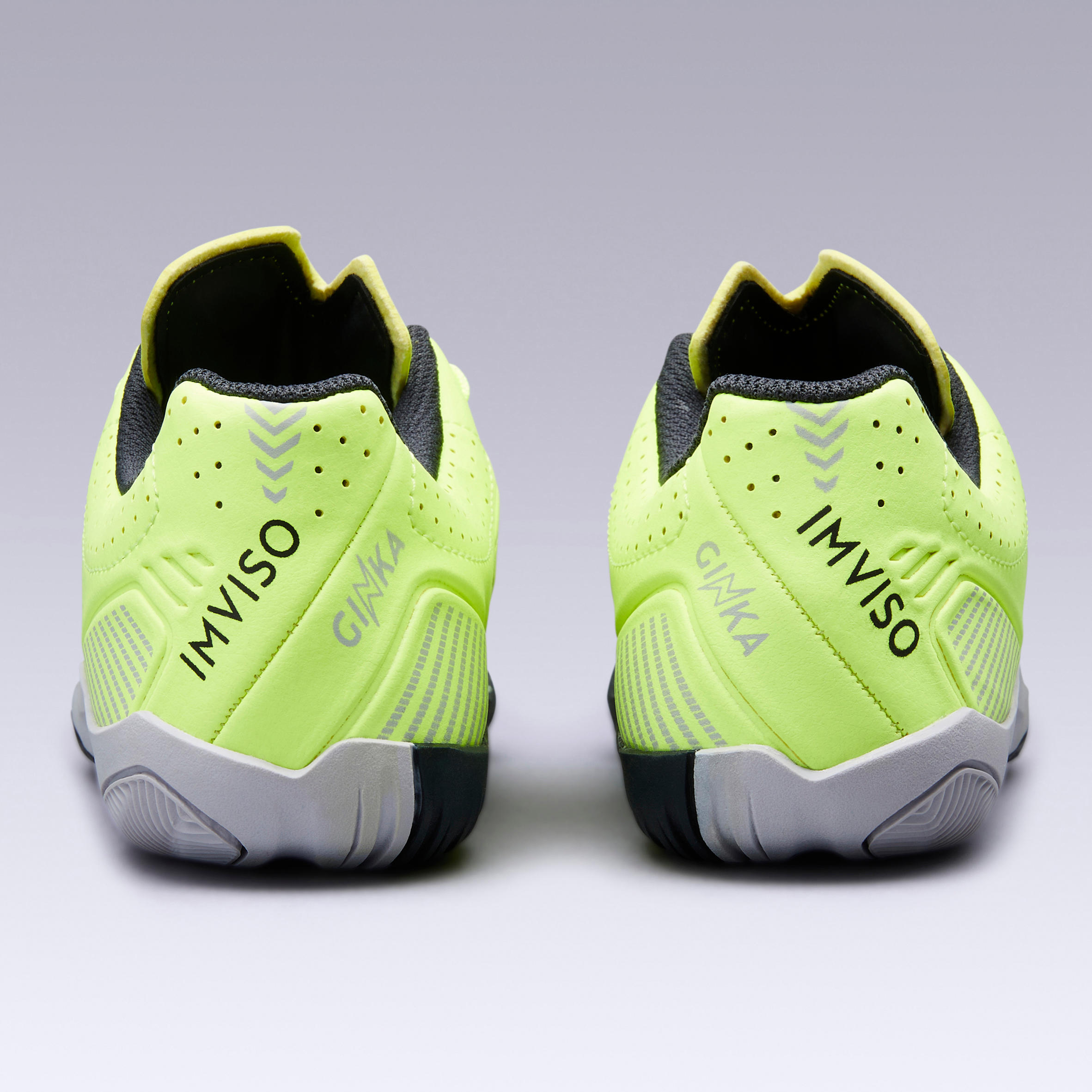 Kids' Futsal Shoes Ginka 500 - Yellow 8/10