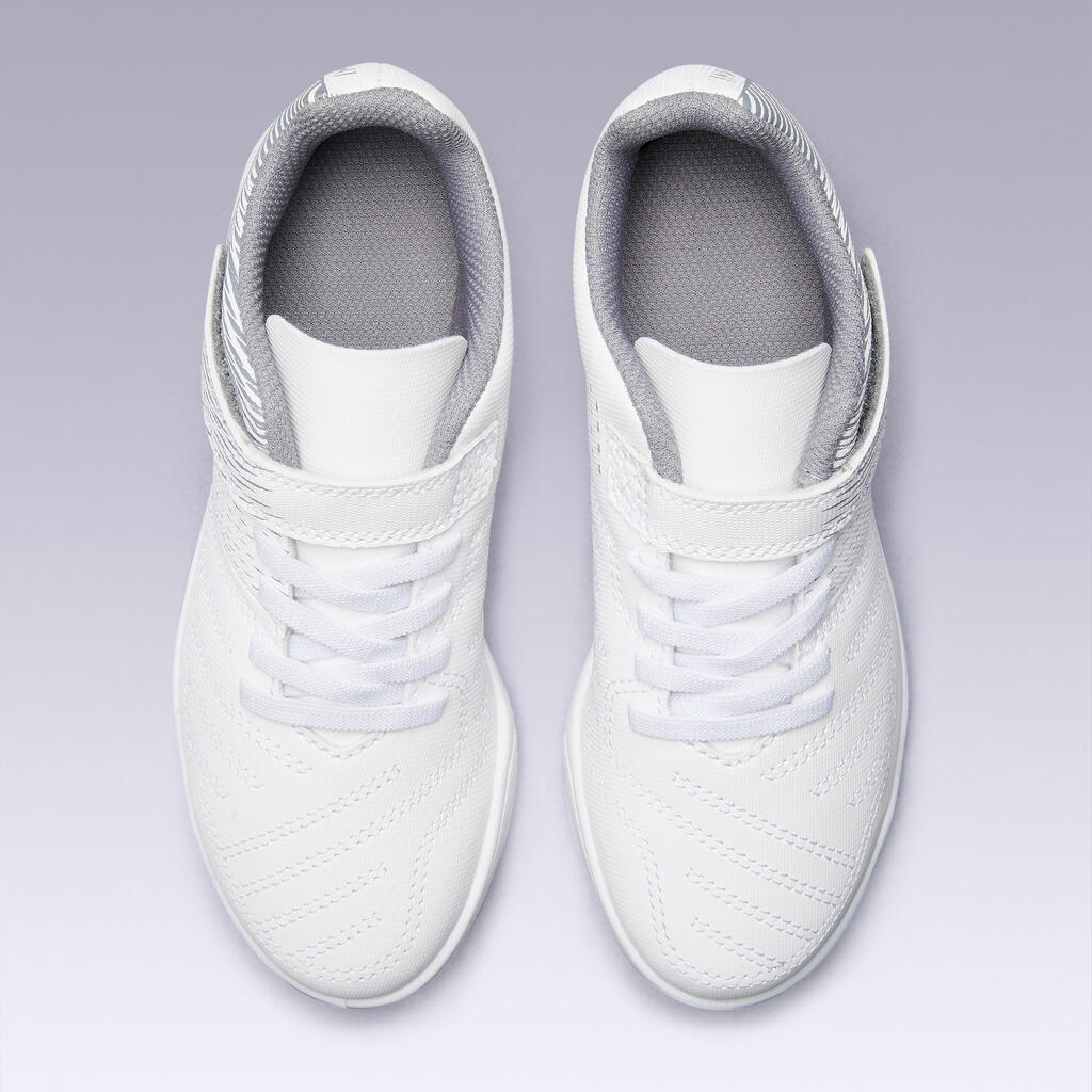 Kids' Futsal Trainers 100 - Ice White