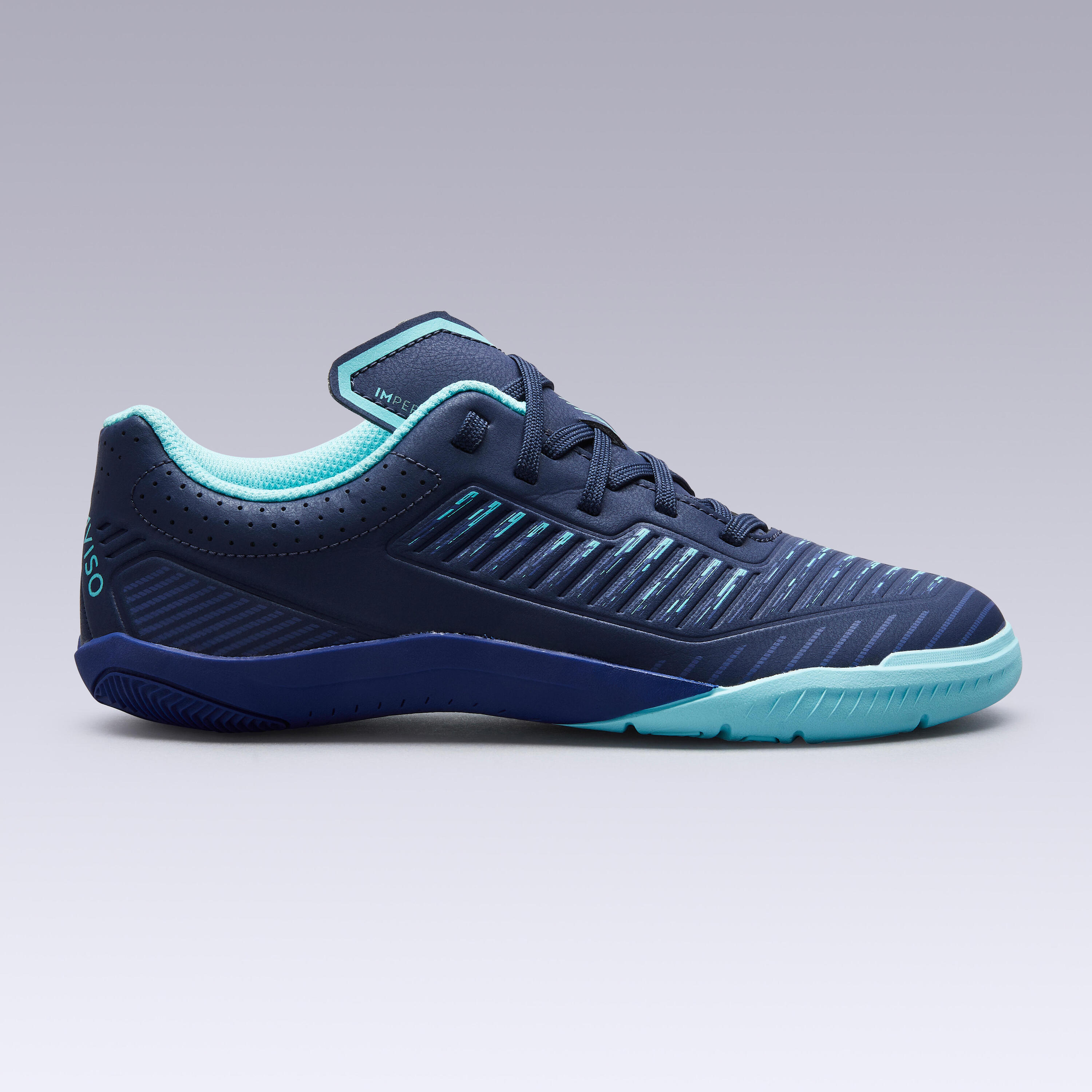 Kids' Futsal Shoes Ginka 500 - Blue/Green 2/10