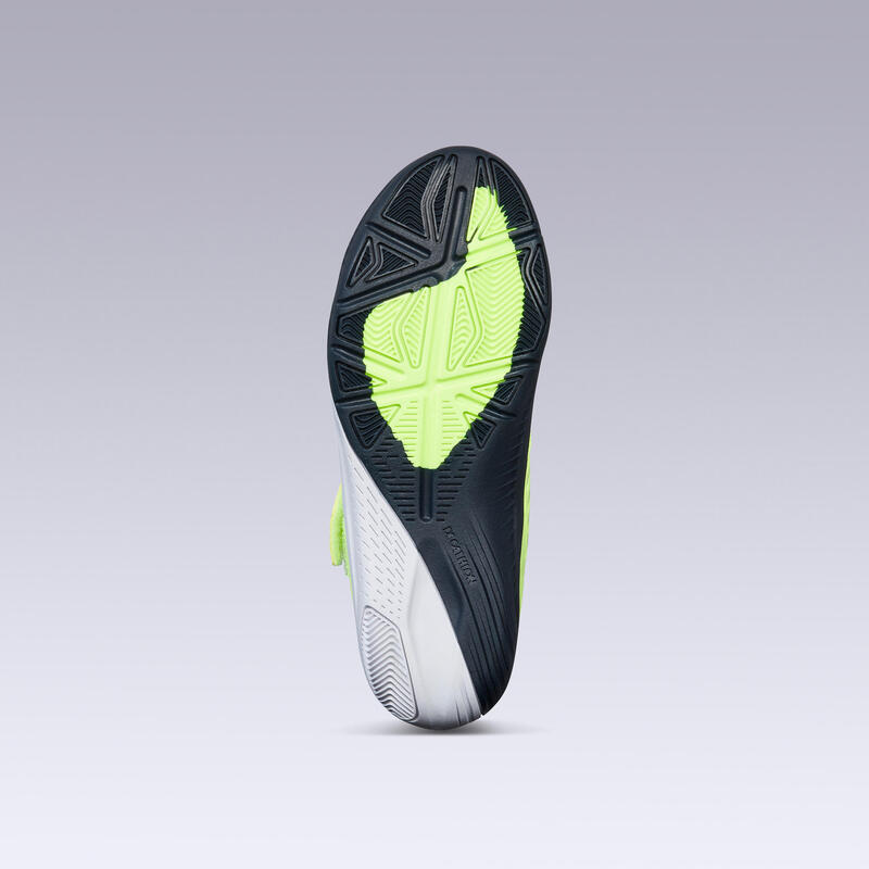 Kinder Fußball Hallenschuhe Futsal Ginka 500 gelb