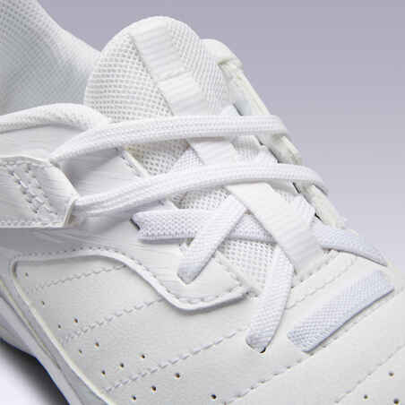 Eskudo 500 Kids' Futsal Boots - White