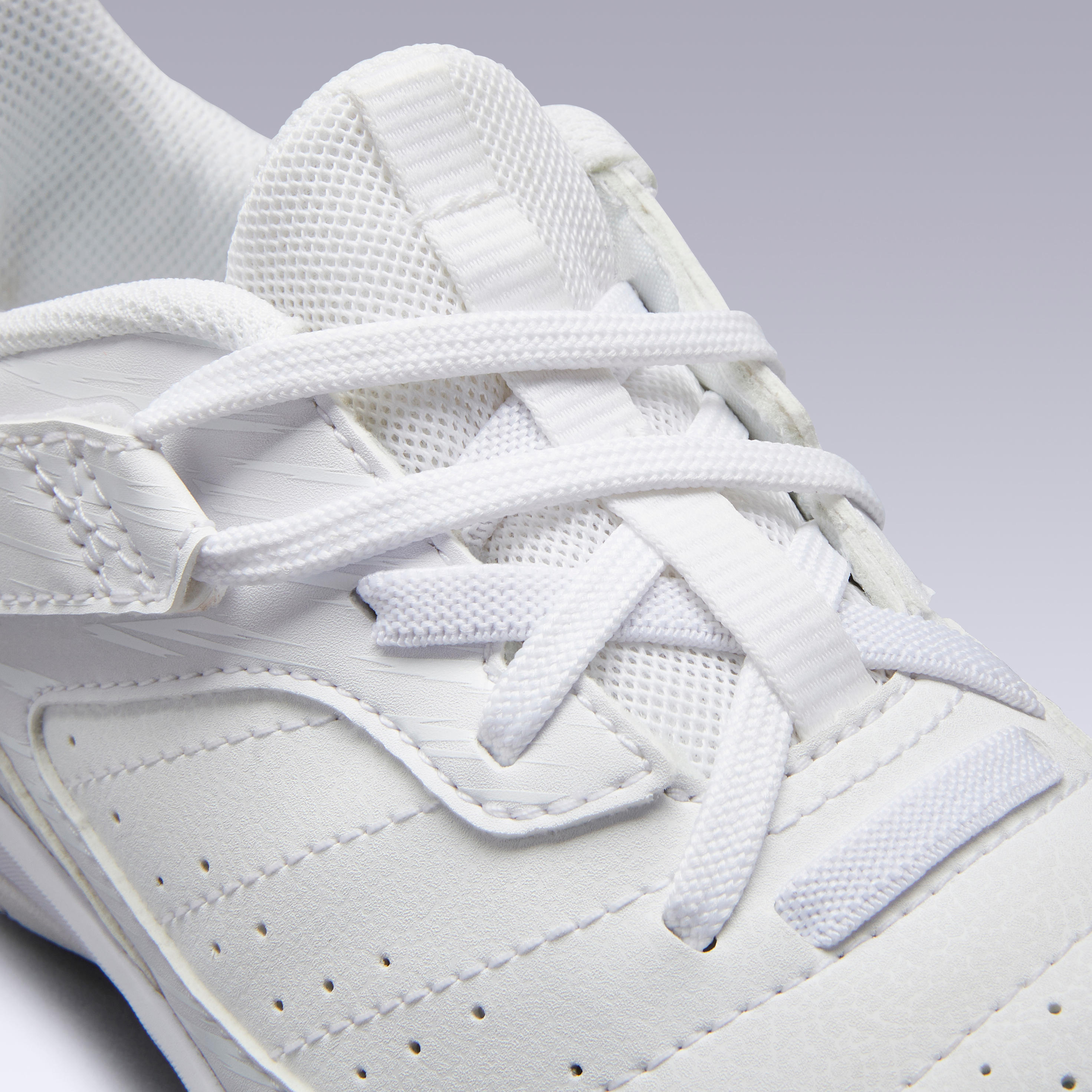 ZAPATOS DE FUTSAL NIÑOS ESKUDO500 BLANCO 4/18