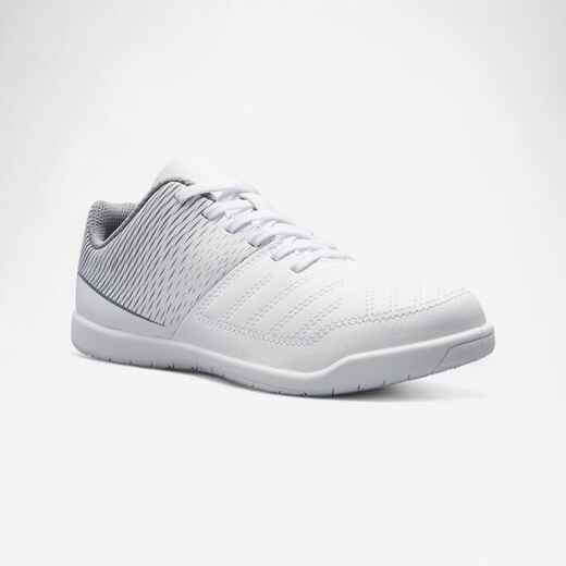 
      Chaussures de Futsal enfant Futsal 100 blanc glacier
  