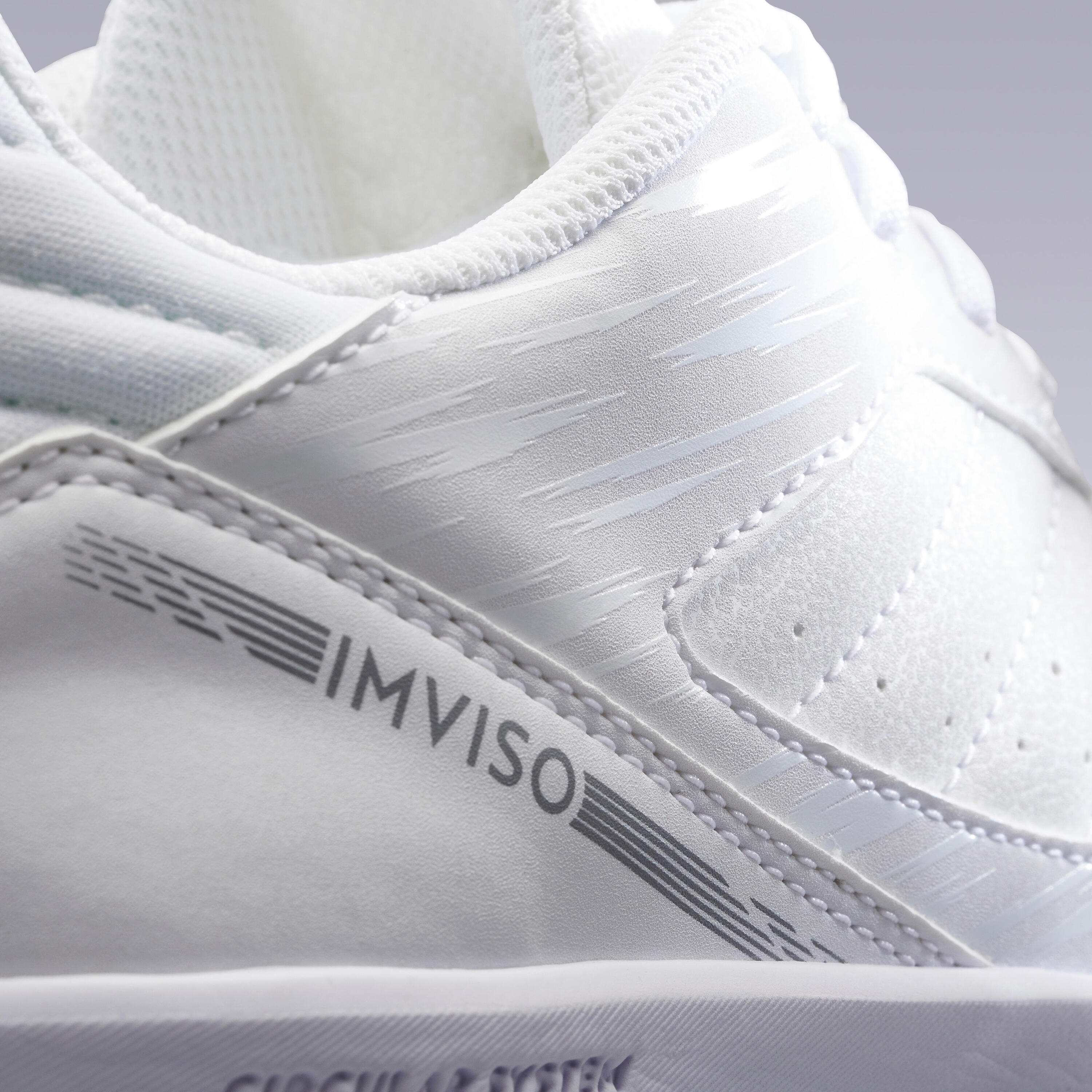 ZAPATOS DE FUTSAL NIÑOS ESKUDO500 BLANCO 3/18