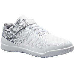 Chaussures de Futsal enfant Futsal 100 blanc glacier