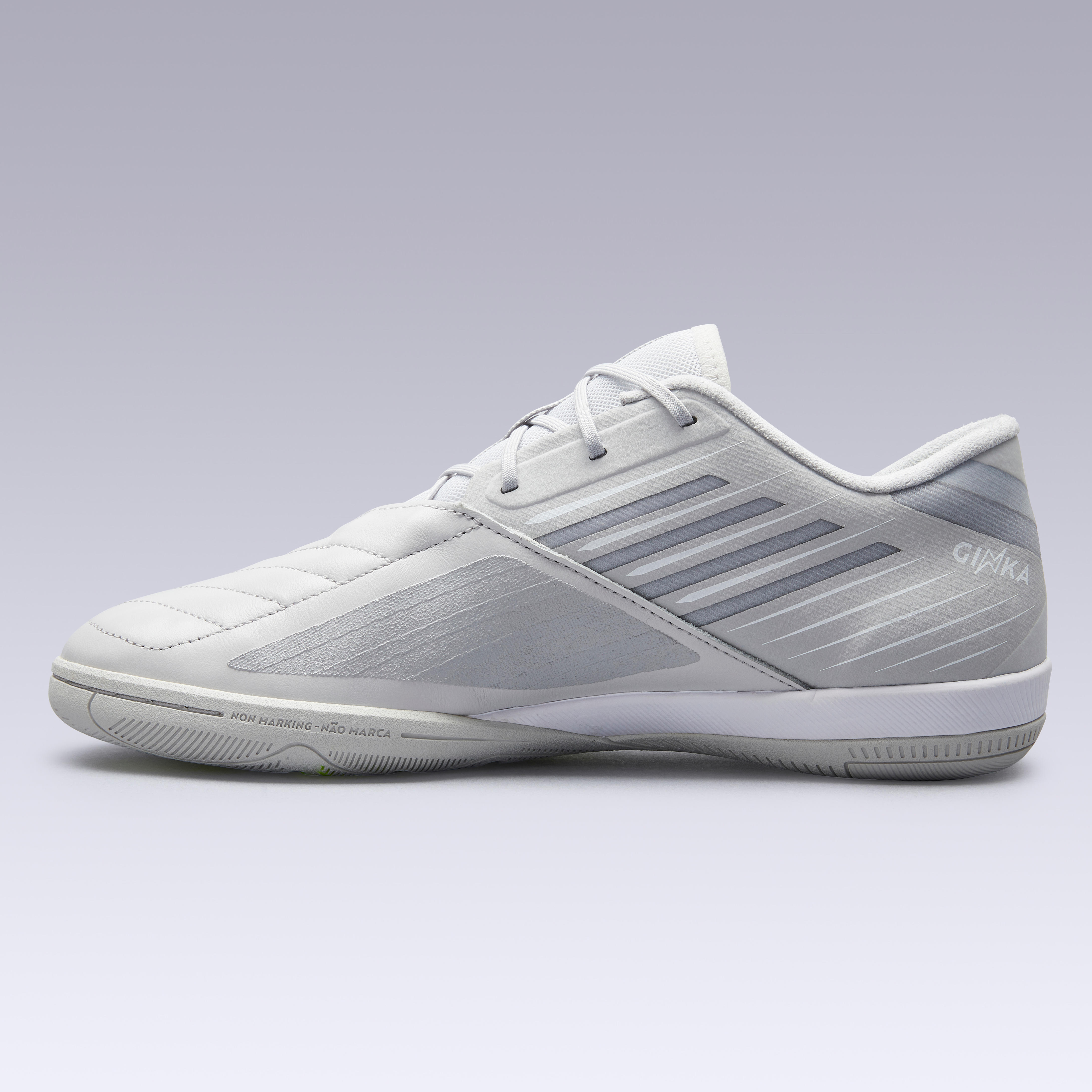 Leather Futsal Trainers Ginka 900 - Grey KIPSTA | Decathlon