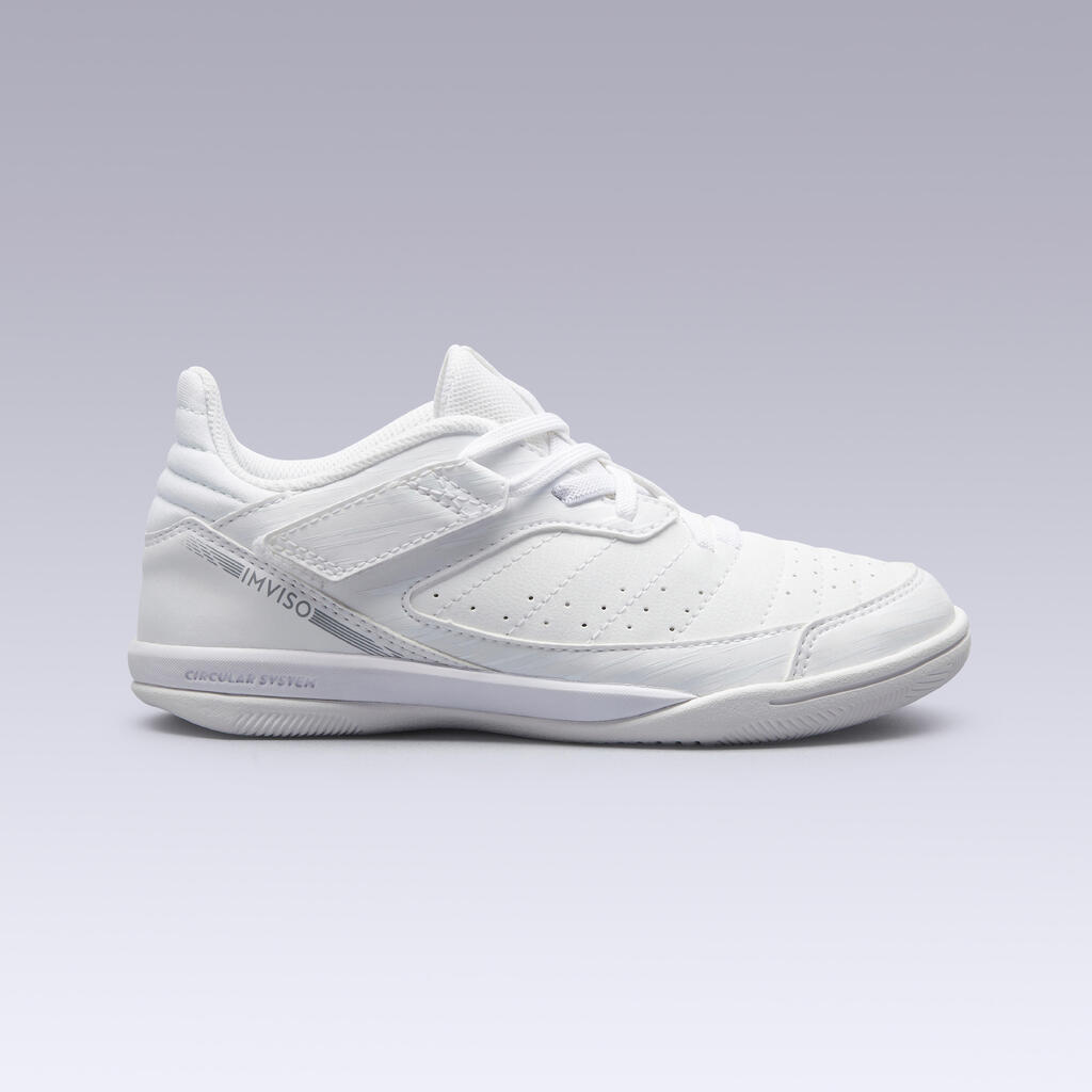 Tenis de Fútbol Sala ESKUDO 500 KD Blanco 