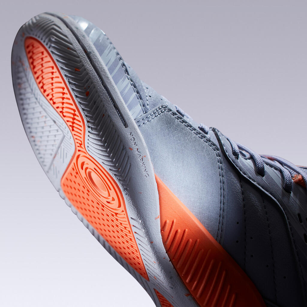 Hallenschuhe Futsal Eskudo 500 Kinder koralle