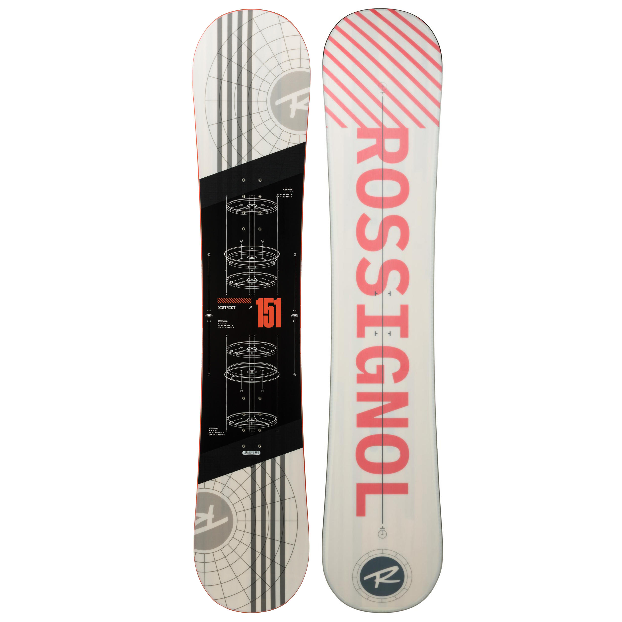 Placa Snowboard Freestyle/all Mountain District Barbati