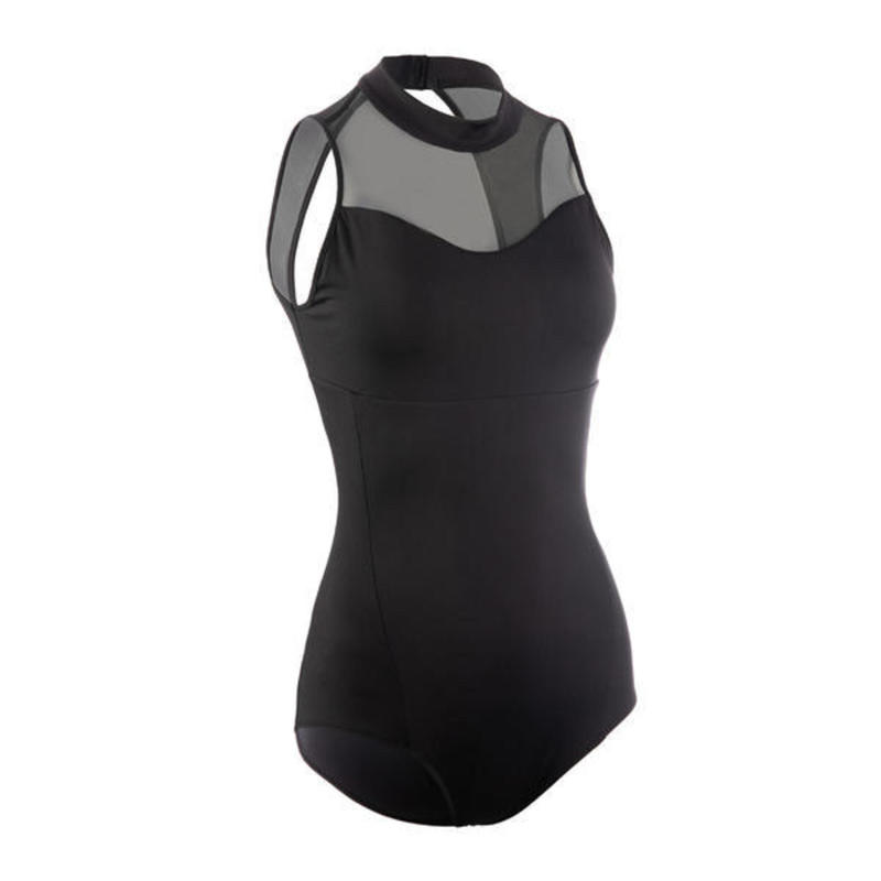 Justaucorps Danse Classique Noir Col Montant Femme Domyos By Decathlon