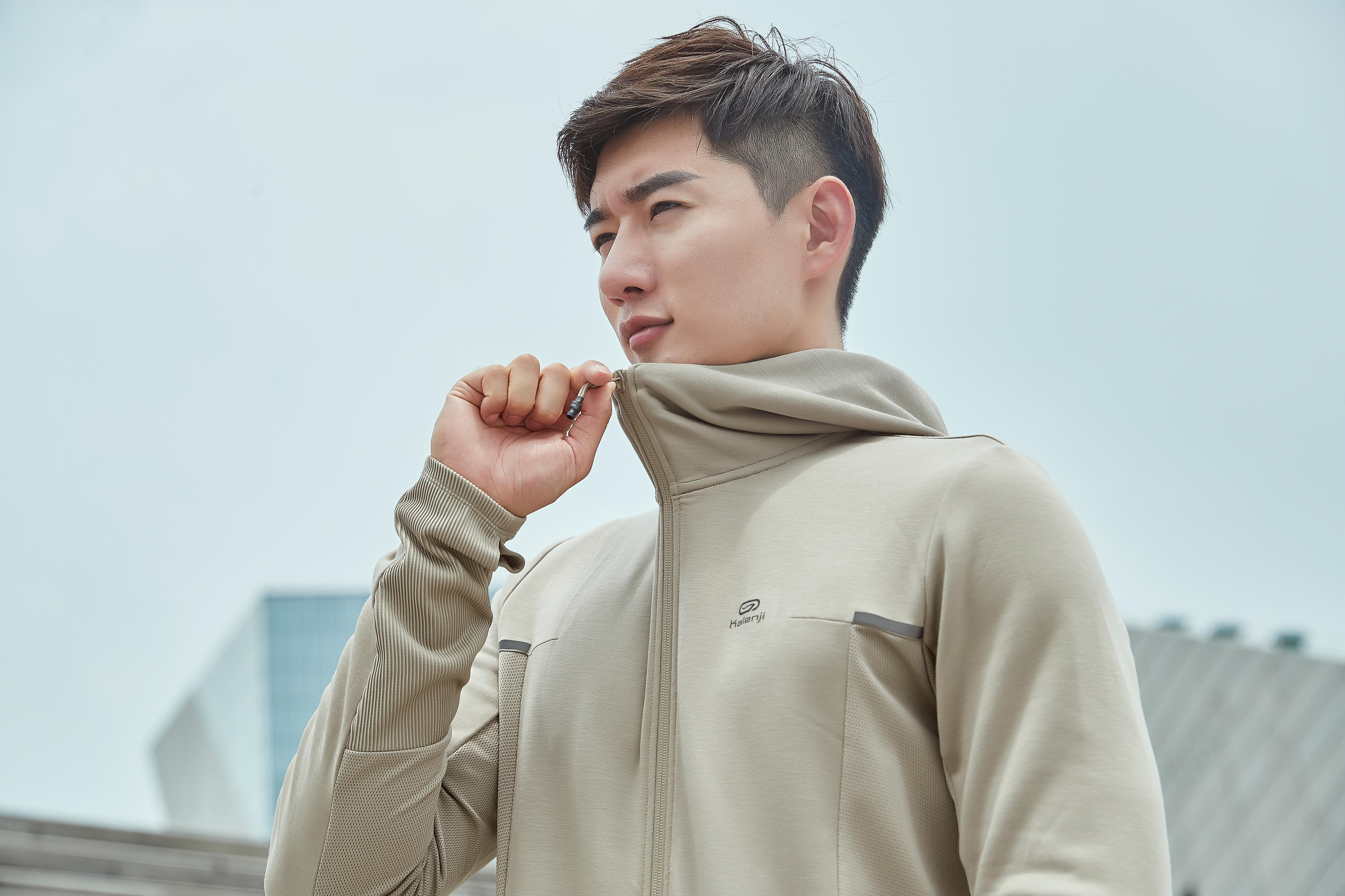 RUNNING JACKET WARM BROWN CN