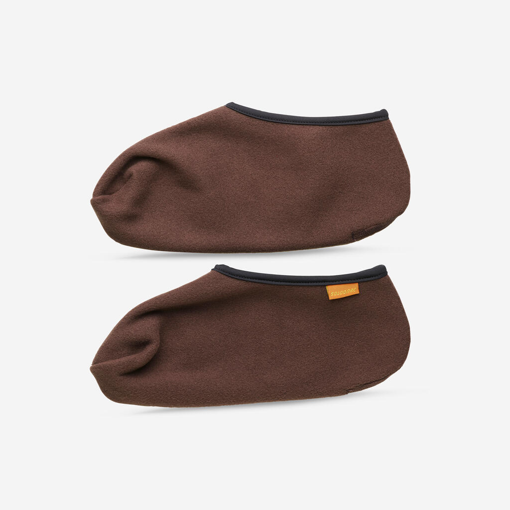 Fleece Boot Liners - Brown