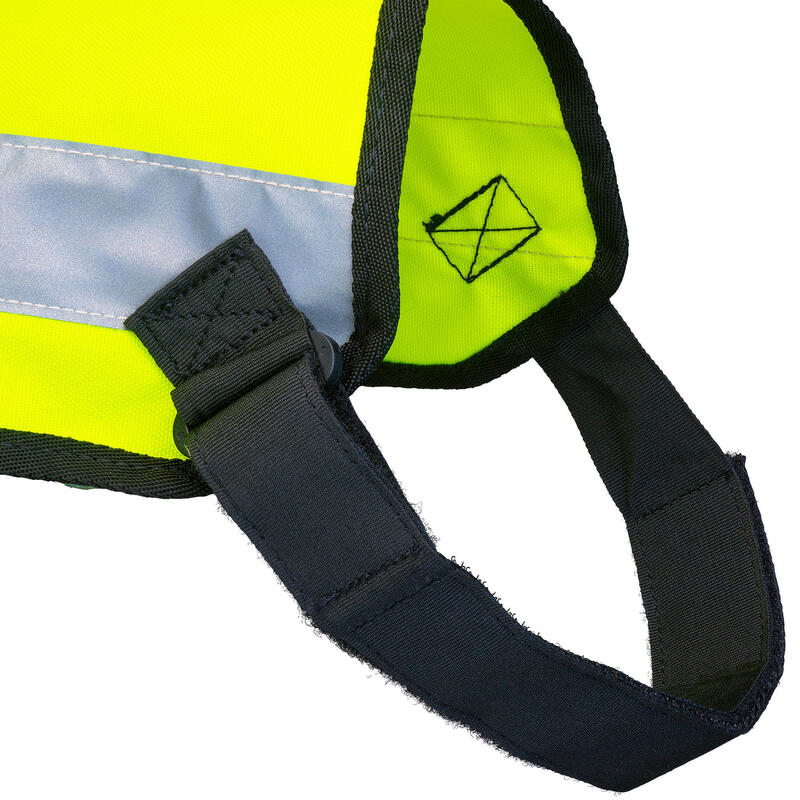 Gilet cane caccia 100 giallo