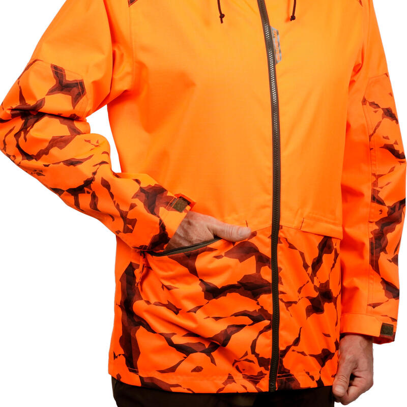 Jagdjacke / Regenjacke SUPERTRACK 100 orange