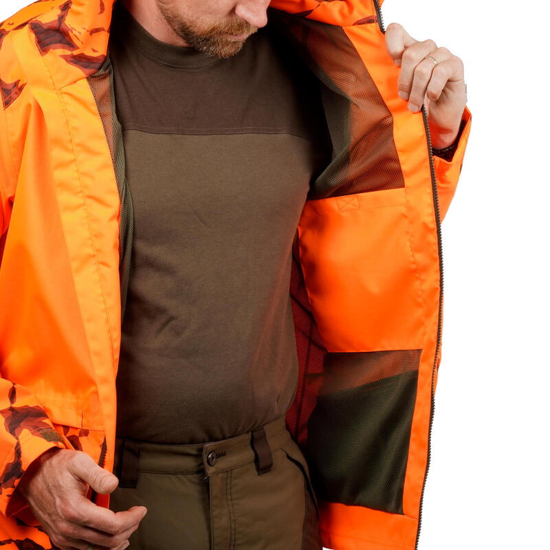 Jagdjacke / Regenjacke SUPERTRACK 100 orange