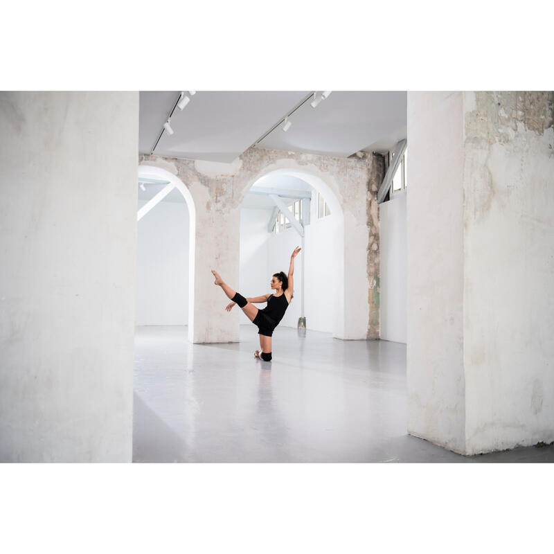 Genouillères de danse moderne et danses urbaines noires femme