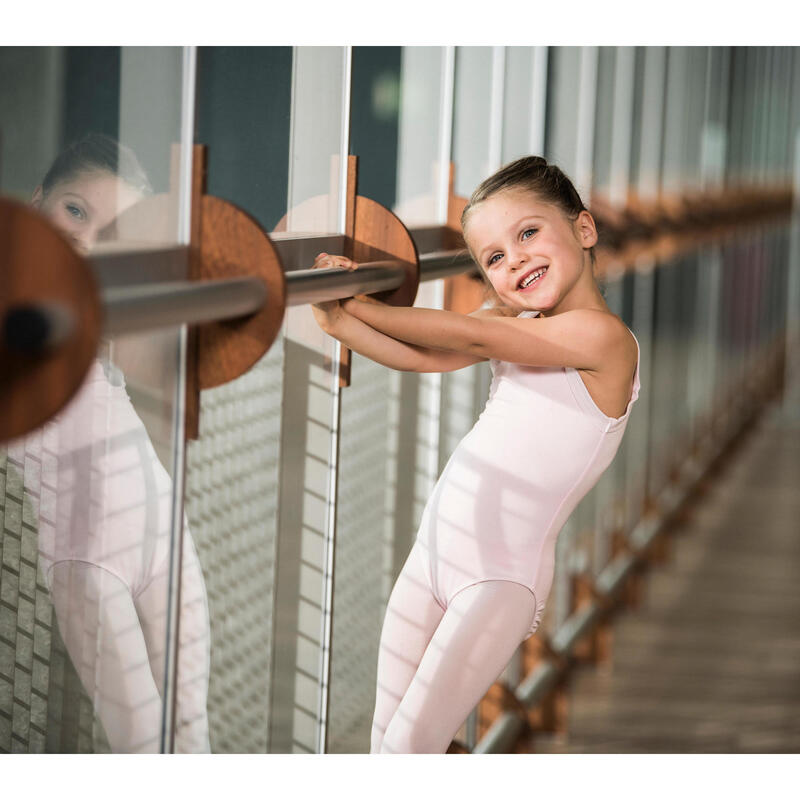 Maillot Ballet Tirantes  Domyos Niña Rosa