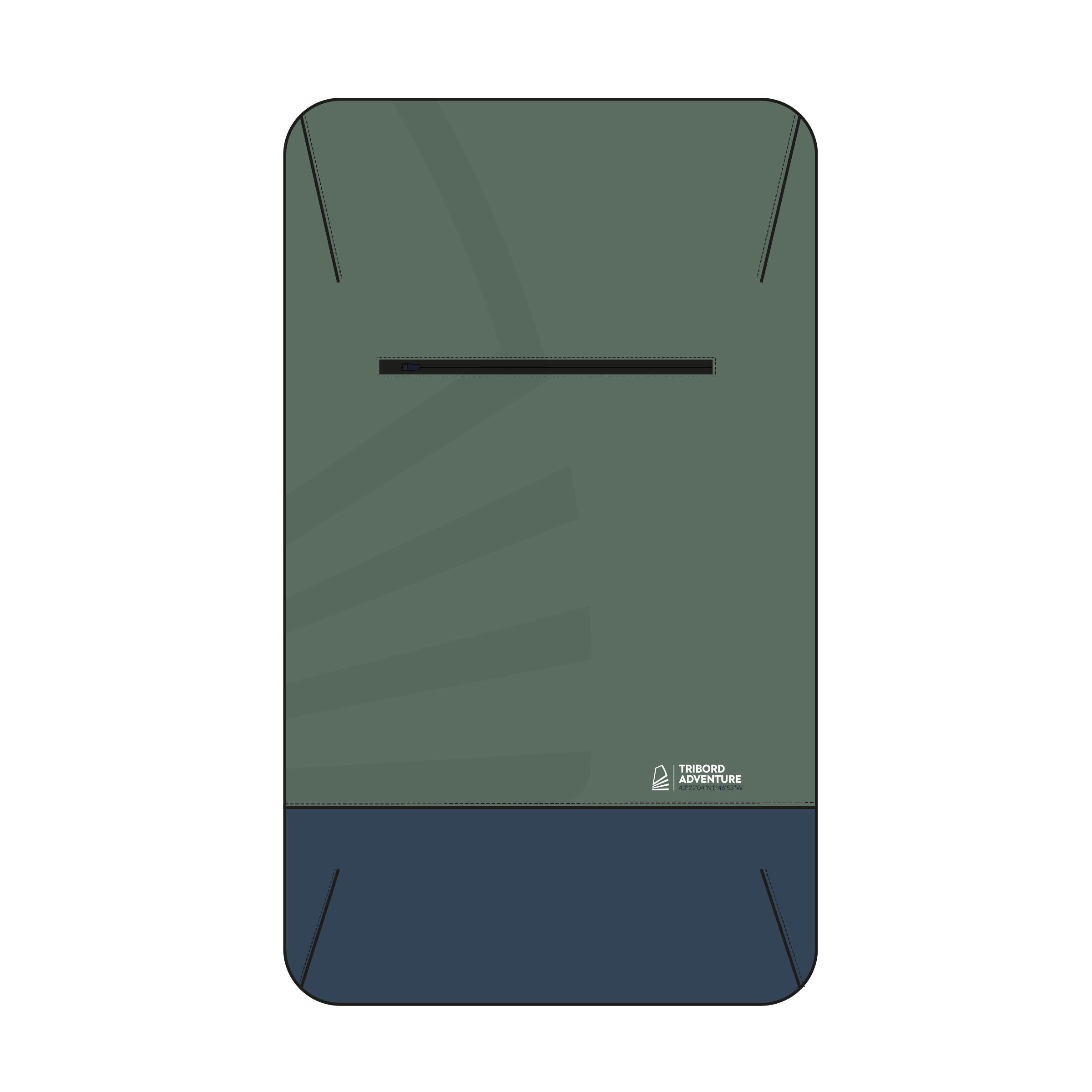 Zaino 25 L idrorepellente verde  17/18