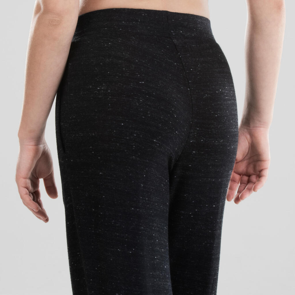 Women's Modern Dance Adjustable Carrot Bottoms - Black