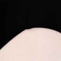 Women's Bi-Material Short-Sleeved Ballet Leotard - Black
