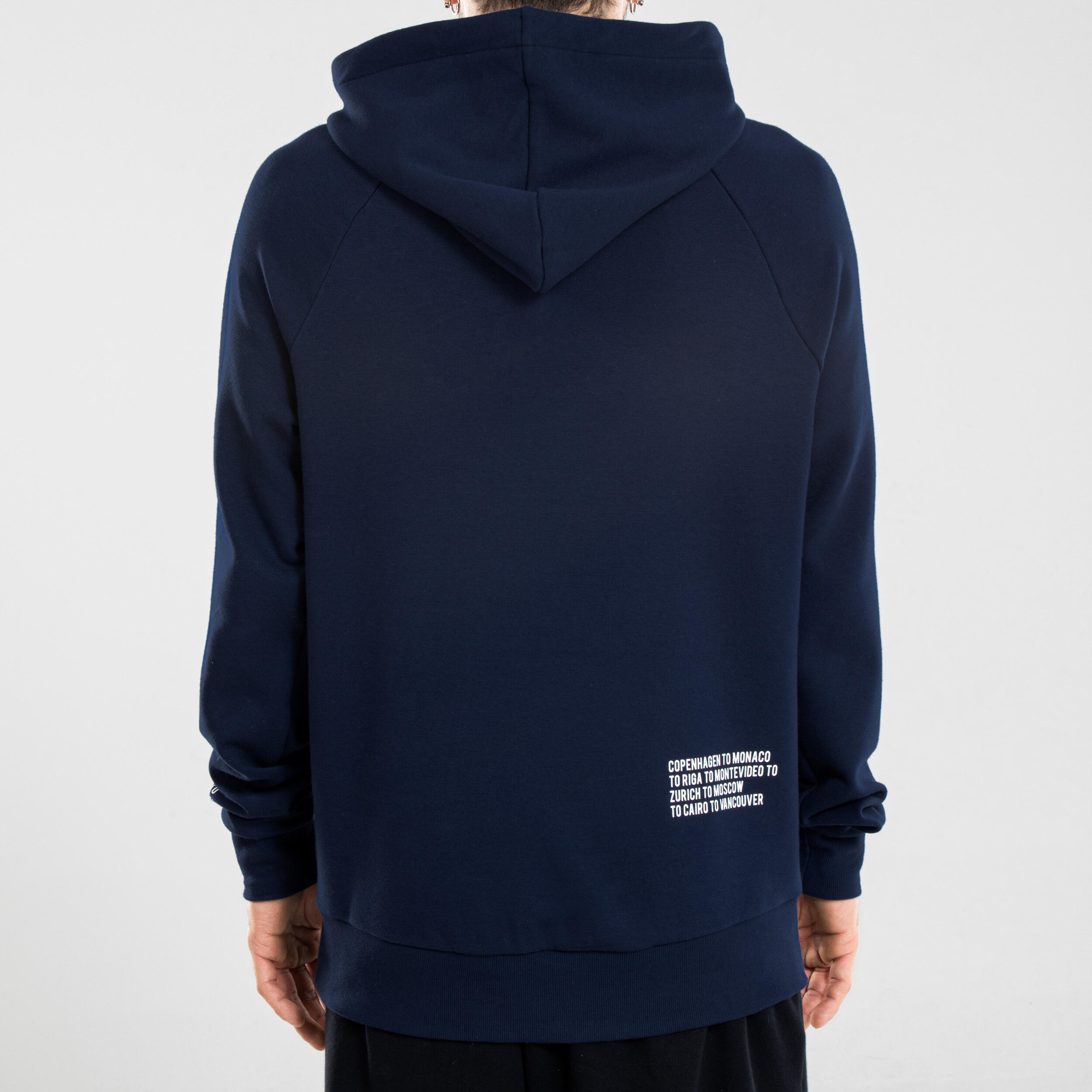 Urban Dance Hooded Sweatshirt - Navy Blue 5/8
