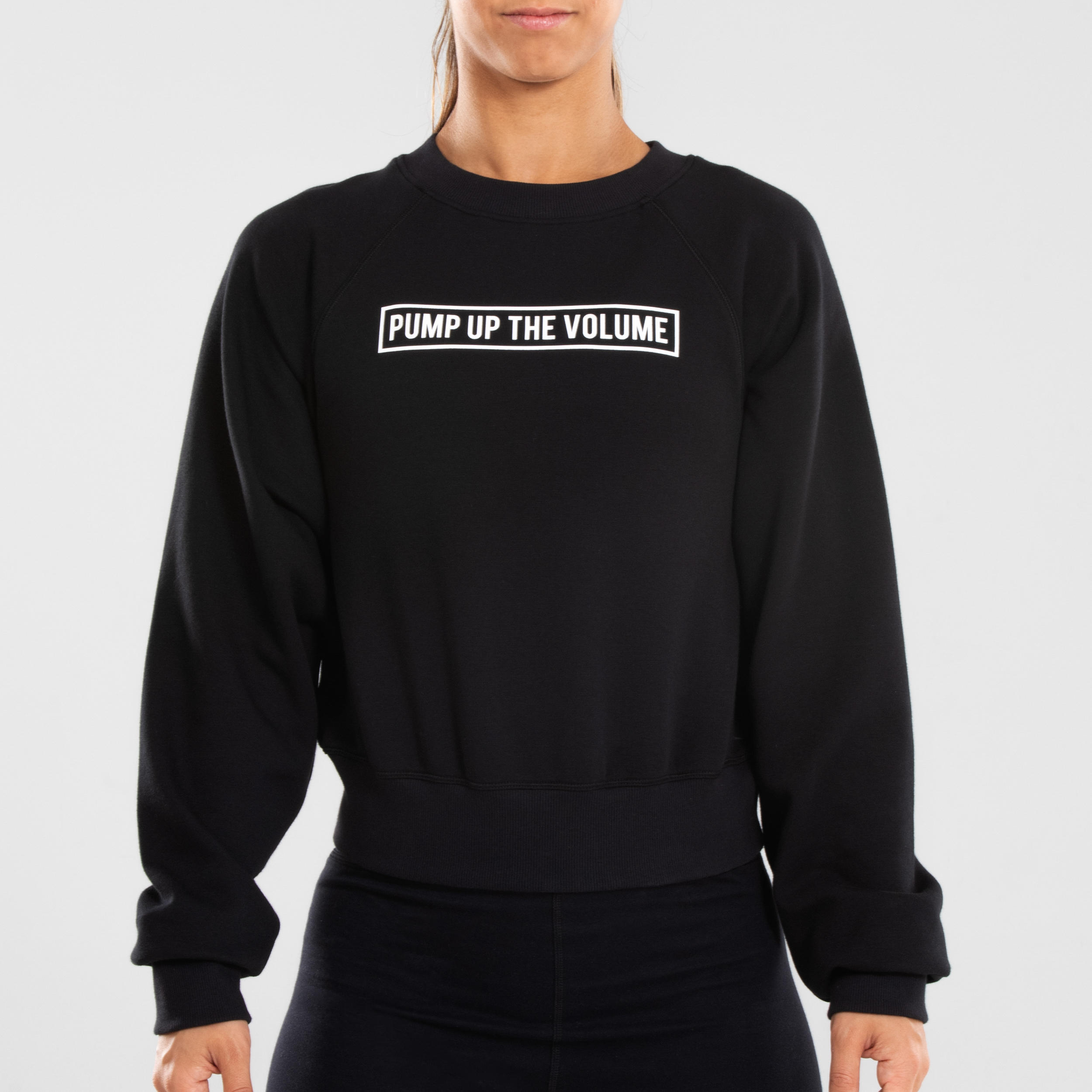 Women's Urban Dance Cropped Sweatshirt - Black with Prints 5/9