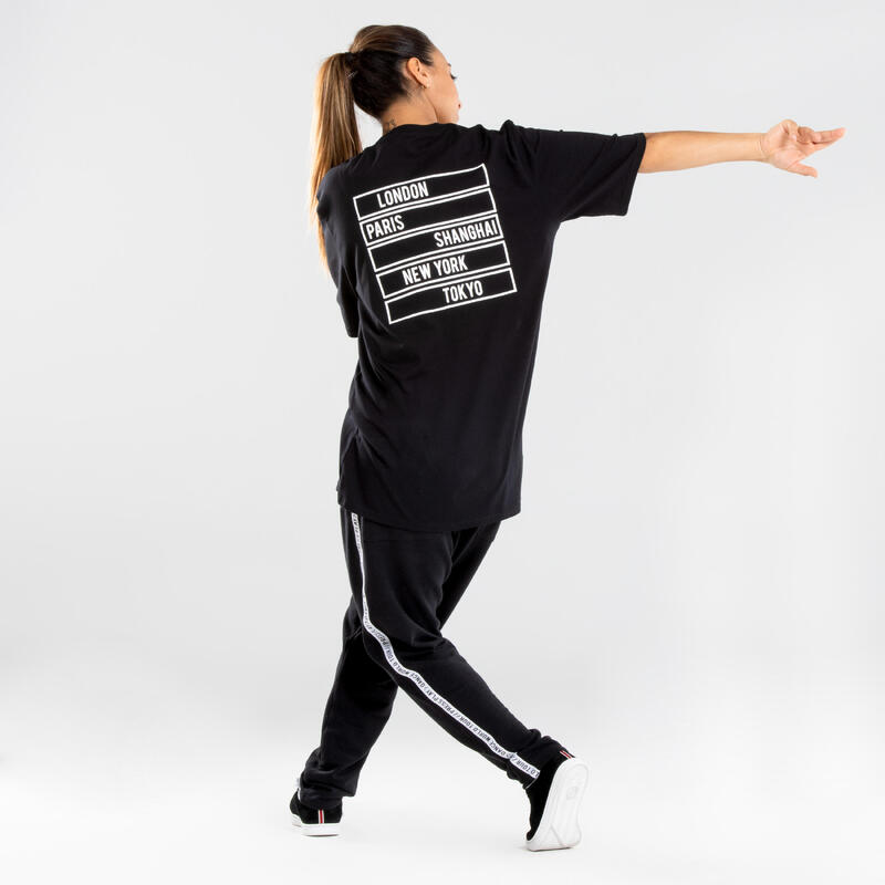 Dámské tepláky na street dance bílé